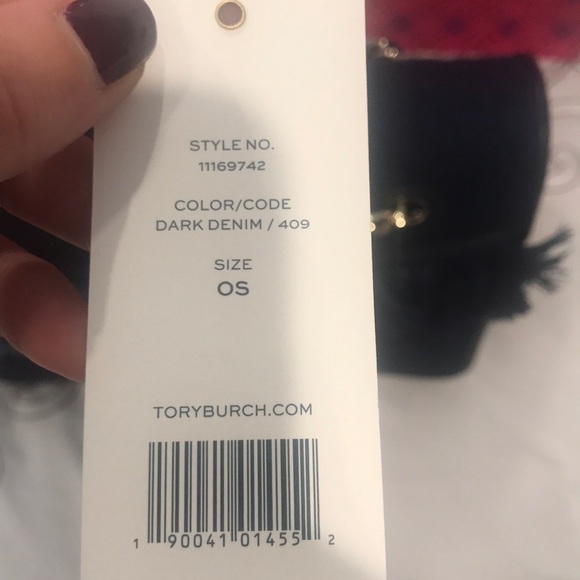 Dark denim flap bag - Picture 6 of 6